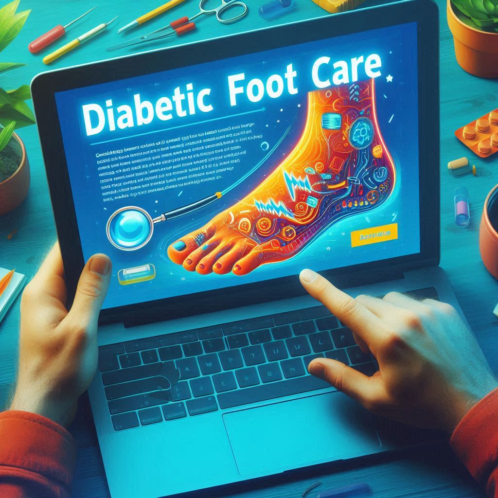 diabetic foot care image